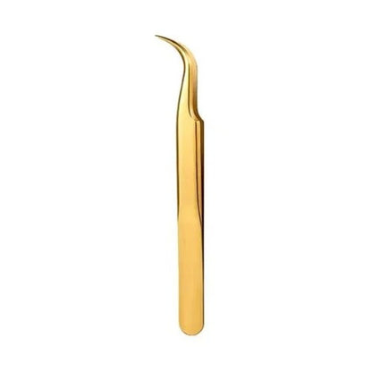 Pinza Curva Para Aplicación de Pestañas x Unidad